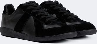 Maison Margiela Replica leather and suede sneakers