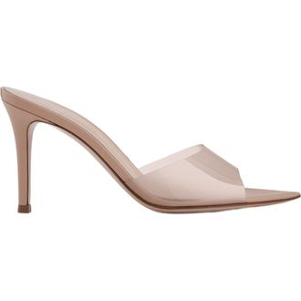Gianvito Rossi Elle 85 Mule in Beige at Nordstrom, Size 38.5