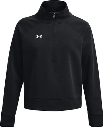 Under Armour (WMNS) Under Armour Rival Fleece 1/2 Zip Sweatshirt Black 1379492-001
