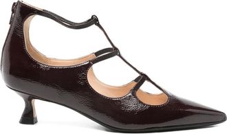 Anna F. Pumps met T-bandje - Rood