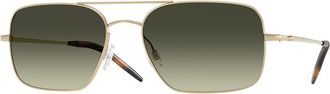 Oliver Peoples OV1373S Victory II 5035BH Mens Sunglasses Gold Size 55