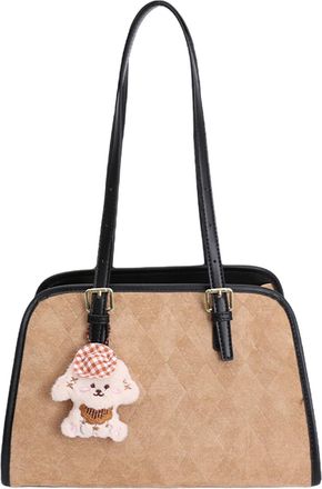 Generic Cymwer PU Leather Shoulder Bag Large Tote Bags Fashion Underarm Bag for Women (Khaki)