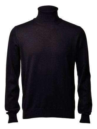 Gran Sasso turtleneck wool sweater - men - Wool - 56 - Black