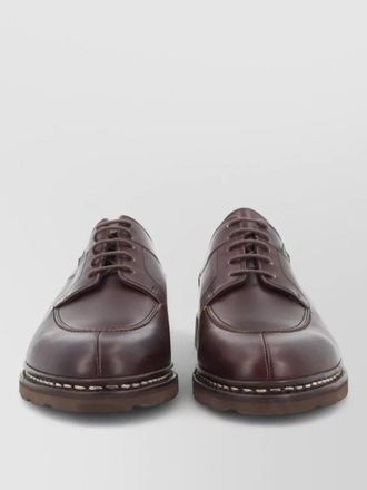 Paraboot leather derby shoes
