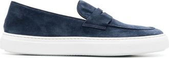 Fratelli Rossetti calf-suede loafers - men - Rubber/Calf Leather/Calf Leather - 9.5 - Blue