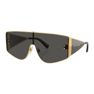 Dolce & Gabbana Sunglasses, male, Black, 44 MM, Rectangle Sunglasses