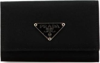 Prada Pre-owned Nylon Key Holder - Dames - Vintage Accessoires - Zwart - ONE Size - Nylon - Vintage