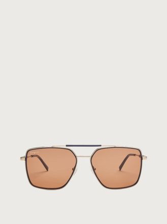 Ferragamo Man Sunglasses Gold/Blue