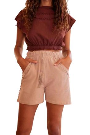 Caravana Pibil Shorts In Antique Rose