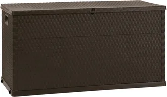 OEM Baule Cassapanca Multiuso Garden Rattan Resina 120x57x63 Cm