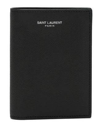 Saint Laurent leather cardholder - Black
