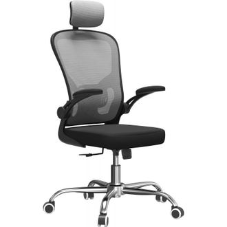 Hucoco Hucoco - Jeana - Sill&oacute;n De Despacho Ergon&oacute;mico - Altura Regulable - Con Reposabrazos - Silla De Despacho Giratoria