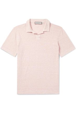 Canali Slim-Fit Linen Polo Shirt