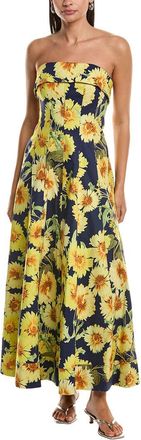 Milly Milly Palmer Sunflower Poplin Dress