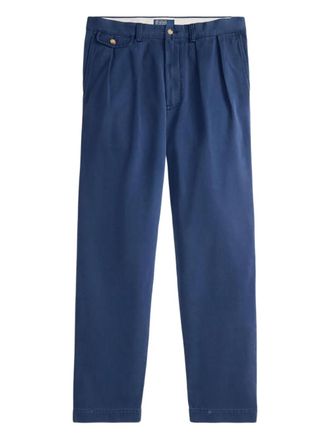 Polo Ralph Lauren Whitman pleated straight-leg trousers - Blue