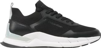Calvin Klein Lage Vetersneakers - Heren - Sneakers - Zwart - 40 EU - Polyester - Schoenen