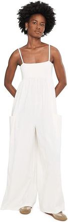 Free People Movement Hot Shot Strappy One-Piece 2 Womens Clothing Ivory : MD (Womens 8-10) 29, Cotton/Elastane