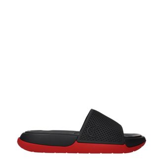 Christian Louboutin Slides En Klompen Easy Breezy Heren Rubber Zwart