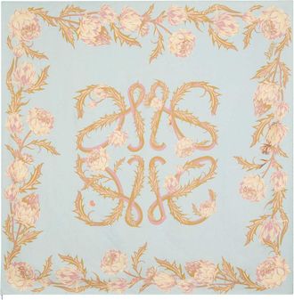 Loewe X Paulas Ibiza Silk Scarf - Light Blue - One Size