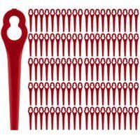 OEM Paquete De 100 Cuchillas De Repuesto Para Desbrozadoras Inal&aacute;mbricas Einhell, Cuchillas De Pl&aacute;stico Para Desbrozadoras Inal&aacute;mbricas Einhell - Crezuo