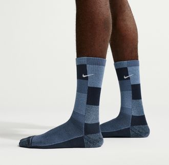 Nike Unisex Everyday Elevated Crew Socks (1 Pair) in Blue | IQ5088-491
