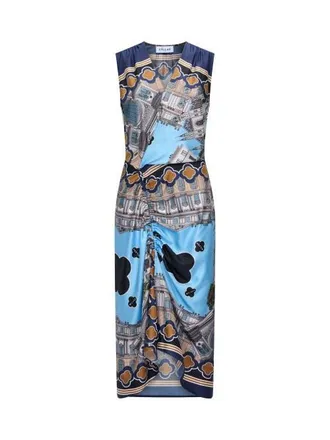 C&acirc;llas Milano AGNES Sleeveless draped dress in Mare at Nordstrom, Size 10