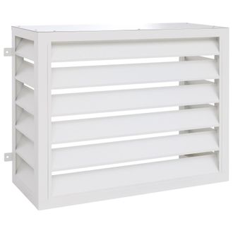Hhg Revestimiento Para El Sistema De Aire Acondicionado/intercambiador De Calor Hhg-560, Cubierta De La Rejilla Protectora, Metal 73 X 97 X 38 Cm, Gris-bl