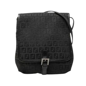 Fendi Pre-owned Vintage Crossbody Bag - Dames - Pre-owned - Zwart - Maat: ONE Size Leer