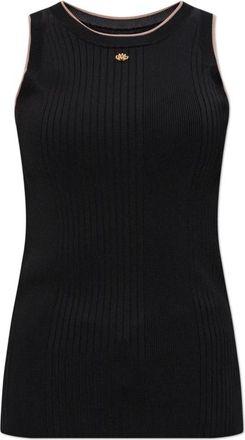 Amiri Top met open rug - Dames - Tops zonder mouwen - Zwart - XS - Polyester - Tops