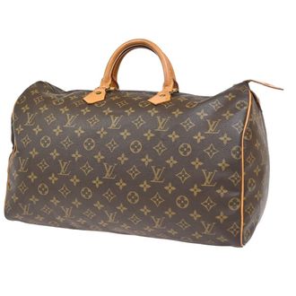 Louis Vuitton Speedy Handbag Monogram Canvas Brown Canvas Handbag (Pre-Owned)