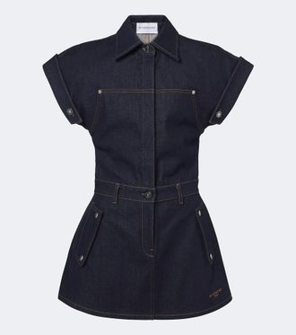 Givenchy Vestido camisero de denim