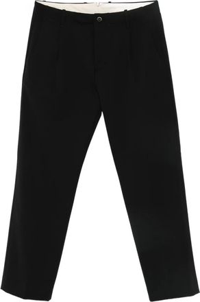 Nine In The Morning Pantaloni dritti in lana - Nero