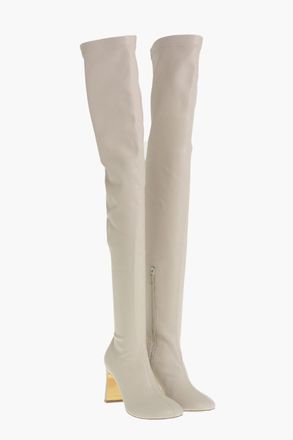 Stella McCartney Stivali Alti IVY STRETCH In Ecopelle Tacco 8 cm Stella McCartney