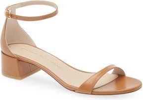Stuart Weitzman Nudist Block Heel Sandal in Macchiato at Nordstrom Rack, Size 7.5