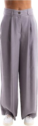 Vicolo Wijde Broek - Dames - Wijde Broeken - Grijs - S - Broeken