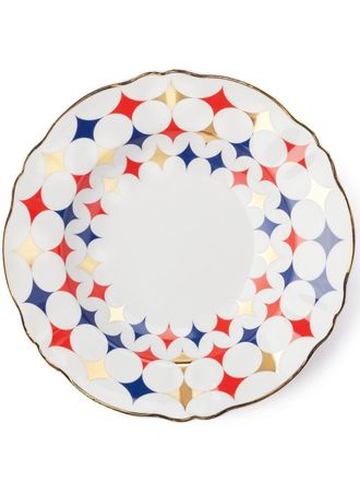 BITOSSI HOME 4 piece Lampo deep plate set - unisex - Porcelain - One Size - White