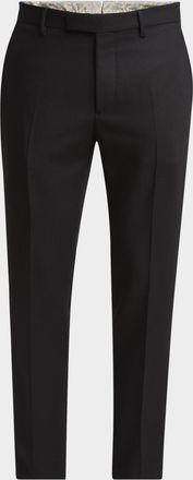 Etro Men & apos;s Slim Flat-Front Evening Pants