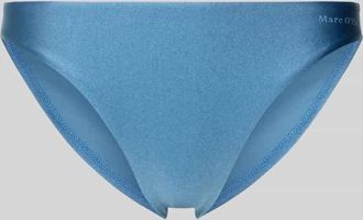 Marc O'Polo Bikini Slip mit Label-Schriftzug Modell SHINY BRIEF in Blau, Gr&ouml;&szlig;e XL
