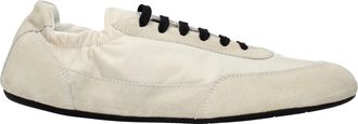 Prada Sneakers Collapse Damess Su&egrave;de Beige/Ivoor