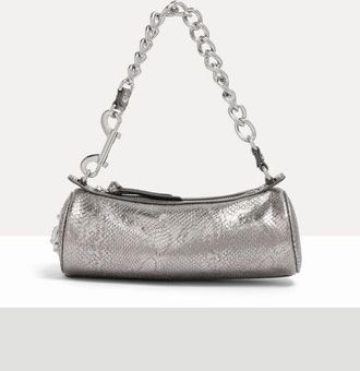 Vivienne Westwood Cindy Cylinder Bag Python-effect Emboss Iron