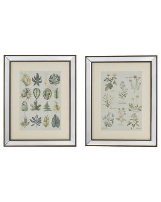 A&B Home Discontinued A&B Home Liana Mirror Framed Wall Art, Set Of 2