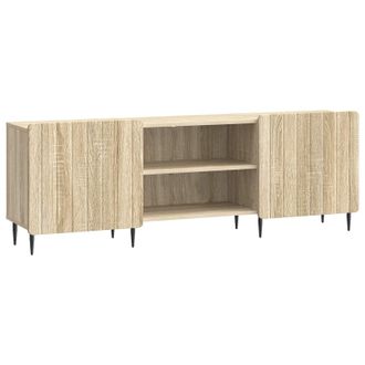 vidaXL Mueble De Tv Roble Sonoma 150 X 31 X 52 Cm Madera De Ingenier&iacute;a Vidaxl
