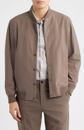 Theory Murphy Precision Bomber Jacket in Morel at Nordstrom, Size Xx-Large