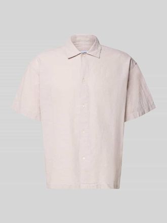 Jack & Jones Jack & Jones Regular Fit Freizeithemd aus Baumwoll-Leinen-Mix in Sand, Gr&ouml;&szlig;e XXL