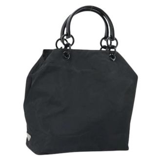 Prada Pre-owned Vintage Nylon Hand Bag - Dames - Vintage Handtas - Zwart - ONE Size - Nylon - Vintage