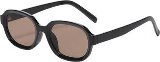 Generic Small Frame Sunglasses UV400 Men And Women Outdoor Sports Beach Vacation Photo Shooting(Brown)