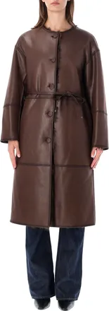 Urban Code Coat Toscana Faux Fur Reversabel Reversible Belted Coat