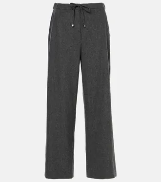 Max Mara Pantalones rectos Florida de lana