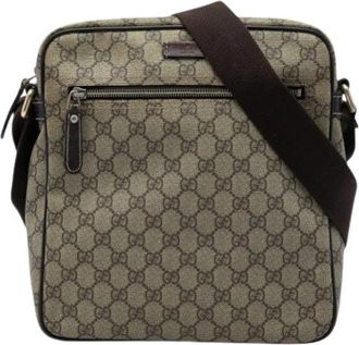 Gucci Pre-owned Vintage Crossbody Bag - Dames - Vintage Schoudertas - Beige - ONE Size - Vintage