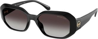 Michael Kors Siesta Key Zonnebril - Dames - Zonnebrillen - Zwart - 54 MM - Accessoires